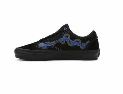 Vans Skate Old Skool Breana Geering Bleu Noir - Chaussures Femme -Side-Shore Soldes Magasin skate old skool breana geering blue black vans 6