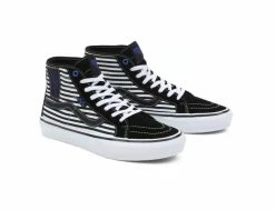 Vans Skate Sk8-Hi Breana Geering Noir Blanc - Chaussures pour Femme -Side-Shore Soldes Magasin skate sk8 hi breana geering black white vans 6