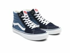Chaussures Vans Skate Sk8-Hi Navy White pour Homme | Confort et Style Urbain