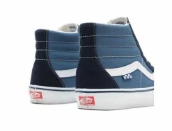 Chaussures Vans Skate Sk8-Hi Navy White pour Homme | Confort et Style Urbain -Side-Shore Soldes Magasin skate sk8 hi navy white vans 3