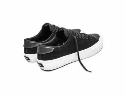 Chaussures Stanley Black Cream Suede pour Homme - Les Bons Plans -Side-Shore Soldes Magasin stanley black cream suede straye footwear 6