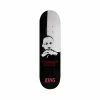 Planche à Roulettes 'Strength To Love' Noir et Blanc - Street Sports -Side-Shore Soldes Magasin strenght to love black white king skateboards