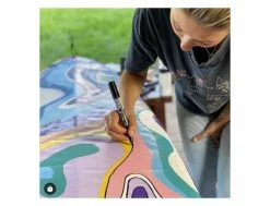 Surfpaints - Pack de 8 Couleurs Noires | Accessoires de Surf | Goodies Essentiels -Side-Shore Soldes Magasin surfpaints black pack 8 surfpaints 2