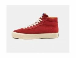 VM001 Bottes Suédé Hautes Femme Rouge et Blanc - Les Bons Plans -Side-Shore Soldes Magasin vm001 suede hi old red white last resort ab 4