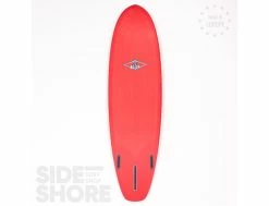 Wombat - Tint Red - 7'0 X 22 1/2" X 2 7/8" - 51.6 L - 2+1 - Us Box / Futures -Side-Shore Soldes Magasin wombat tint red 70 x 22 12 x 2 78 516 l 21 us box futures bear surfboards 1