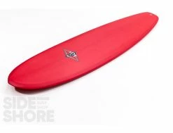 Wombat - Tint Red - 7'0 X 22 1/2" X 2 7/8" - 51.6 L - 2+1 - Us Box / Futures -Side-Shore Soldes Magasin wombat tint red 70 x 22 12 x 2 78 516 l 21 us box futures bear surfboards 14