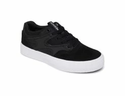 Chaussures DC SHOES Youth Kalis Vulc Mid Noir Blanc pour Enfants