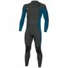Youth Ninja 4/3 Front Zip - Black / Ultrablue -Side-Shore Soldes Magasin youth ninja 43 front zip black ultrablue oneill