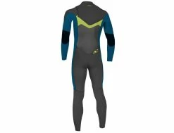 Youth Ninja 5/4 Front Zip - Black / Ultrablue -Side-Shore Soldes Magasin youth ninja 54 front zip oneill 1