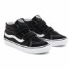 Vans Youth Sk8-Mid Reissue Noir Blanc Véritable - Chaussures pour Enfants -Side-Shore Soldes Magasin youth sk8 mid reissue black true white vans