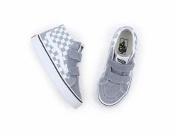 Chaussures Vans Youth Sk8-Mid Reissue Color Theory Check Tradewinds pour Enfants -Side-Shore Soldes Magasin youth sk8 mid reissue color theory check tradewinds vans 6